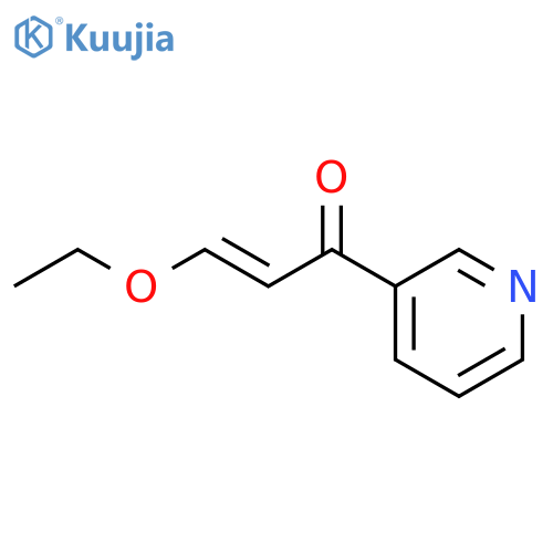 3-ethoxy-1-(pyridin-3-yl)prop-2-en-1-one structure