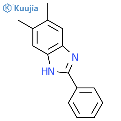 1H-Benzimidazole,5,6-dimethyl-2-phenyl- structure