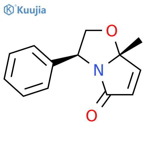 Pyrrolo[2,1-b]oxazol-5(7aH)-one,2,3-dihydro-7a-methyl-3-phenyl-, (3S,7aR)- structure