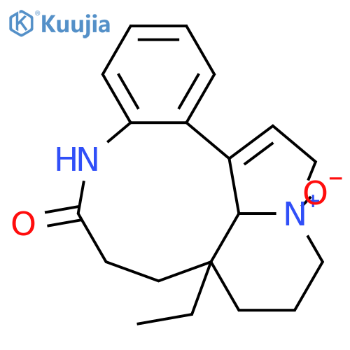 Rhazinilam; (R)-form, 5,21-Dihydro, N-oxide structure