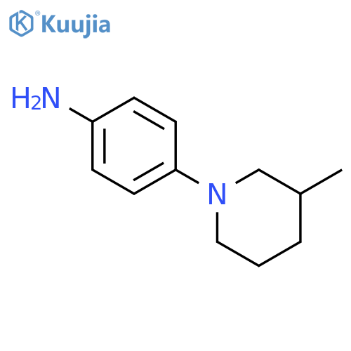 4-(3-Methylpiperidin-1-yl)phenylamine structure