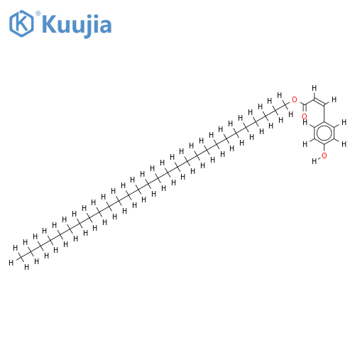 4'-hydroxy-cis-cinnamic acid octacosyl ester structure