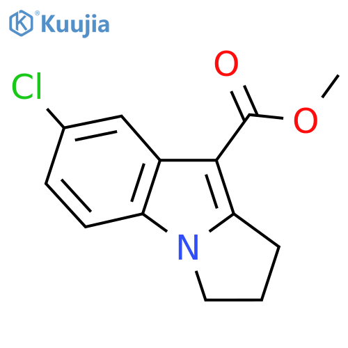 Methyl 7-chloro-2,3-dihydro-1H-pyrrolo[1,2-a]indole-9-carboxylate structure