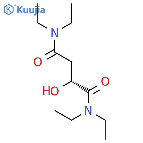 Butanediamide, N,N,N',N'-tetraethyl-2-hydroxy-, (R)- structure