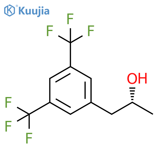 (2R)-1-3,5-bis(trifluoromethyl)phenylpropan-2-ol structure