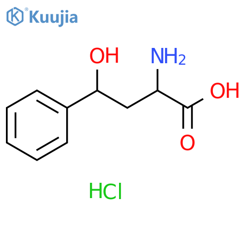 2-amino-4-hydroxy-4-phenylbutanoic acid hydrochloride structure