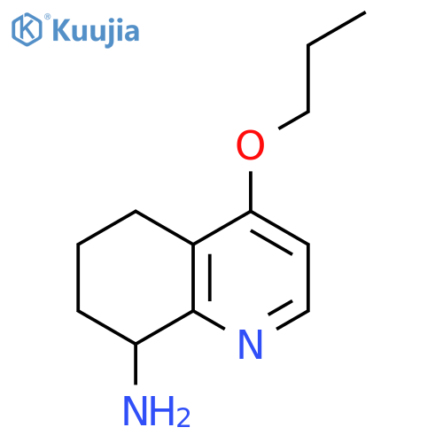 4-propoxy-5,6,7,8-tetrahydroquinolin-8-amine structure