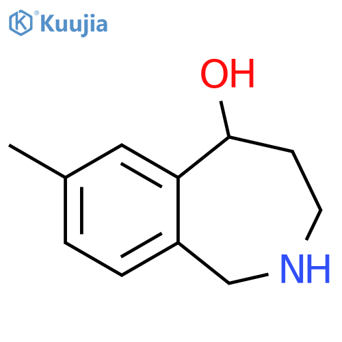 7-methyl-2,3,4,5-tetrahydro-1H-2-benzazepin-5-ol structure