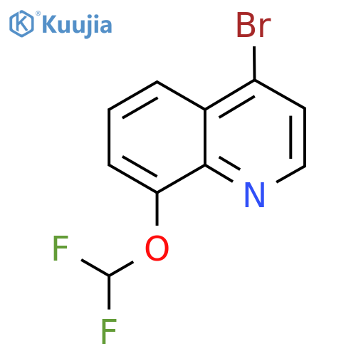 4-Bromo-8-(difluoromethoxy)quinoline structure