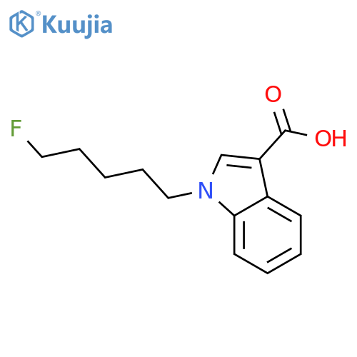 1-(5-fluoropentyl)-1h-indole-3-carboxylic Acid structure