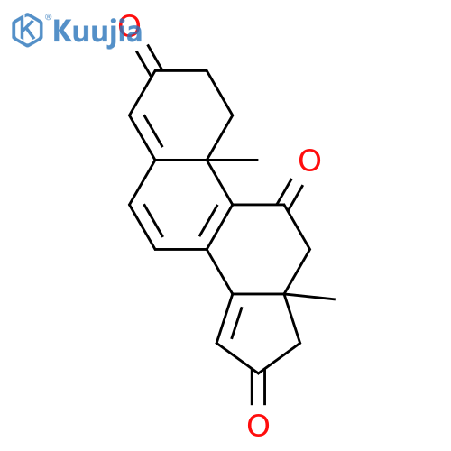 Androsta-4,6,8,14-tetraene-3,11,16-trione structure