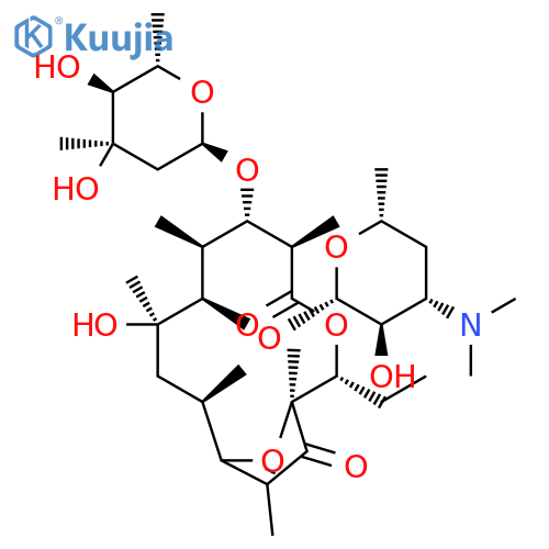Erythromycin,9,10-didehydro-3''-O-demethyl-9-deoxo-11,12-dideoxy-9,12-epoxy-11-oxo- (9CI) structure