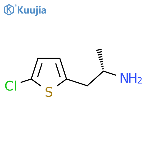 (2S)-1-(5-chlorothiophen-2-yl)propan-2-amine structure
