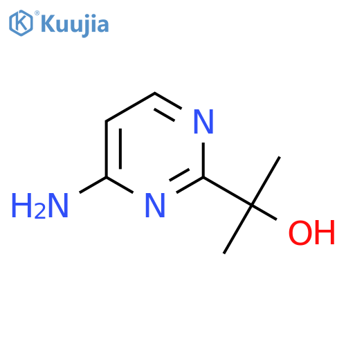 2-(4-aminopyrimidin-2-yl)propan-2-ol structure