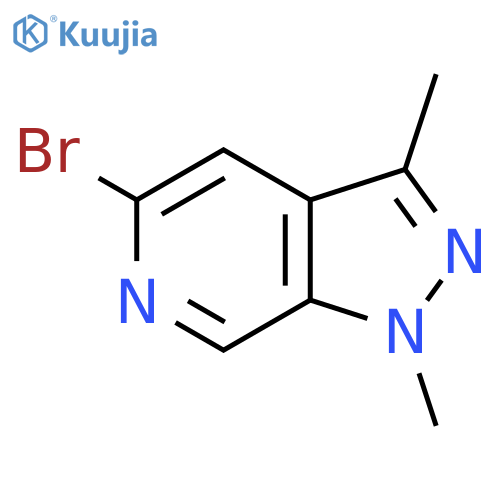5-Bromo-1,3-dimethyl-1H-pyrazolo[3,4-c]pyridine structure