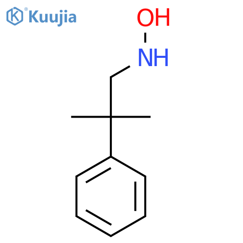 N-(2-methyl-2-phenylpropyl)hydroxylamine structure