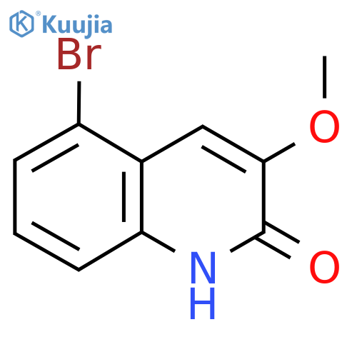 5-Bromo-3-methoxyquinolin-2(1H)-one structure