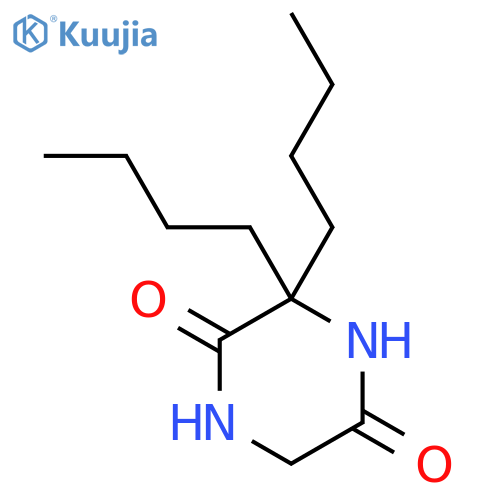 3,3-Dibutylpiperazine-2,5-dione structure