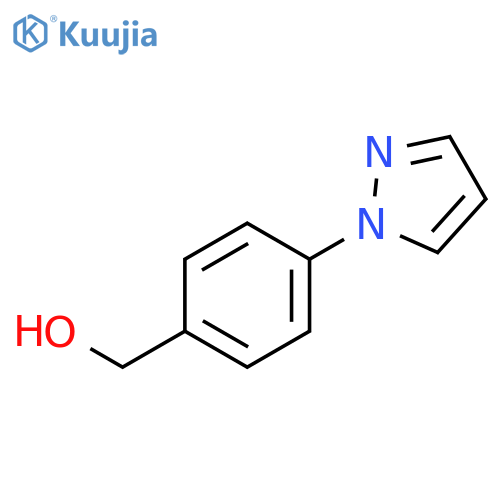 [4-(1H-Pyrazol-1-yl)phenyl]methanol structure