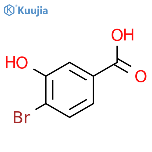 4-Bromo-3-hydroxybenzoic acid structure