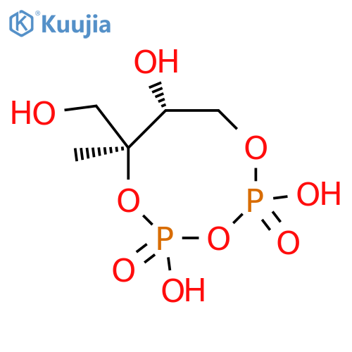 1,3,5,2,4-Trioxadiphosphocane-6-methanol,2,4,7-trihydroxy-6-methyl-, 2,4-dioxide, trans- (9CI) structure