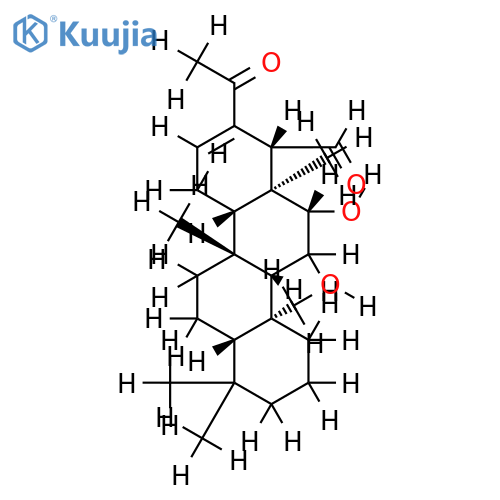 12beta,22-dihydroxy-24-methyl-24-oxoscalar-16-en-25beta-al structure