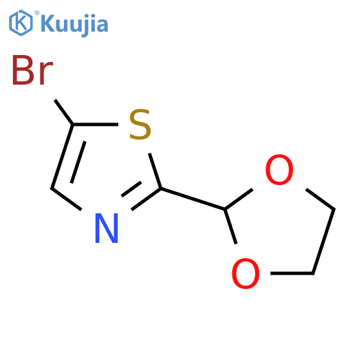5-Bromo-2-(1,3-dioxolan-2-yl)-1,3-thiazole structure