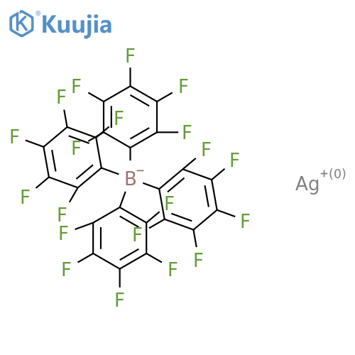 Silver(I) tetrakis(perfluorophenyl)borate structure