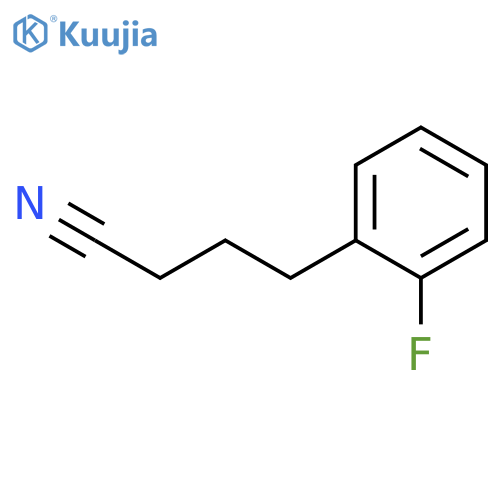 4-(2-Fluorophenyl)butanenitrile structure