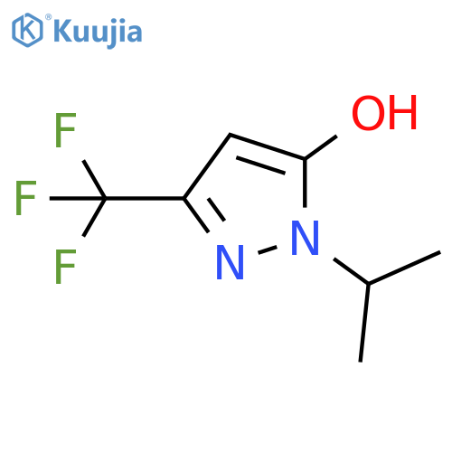 1-Isopropyl-3-(trifluoromethyl)-1H-pyrazol-5-ol structure