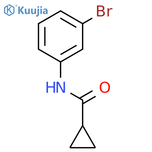 N-(3-Bromophenyl)cyclopropanecarboxamide structure