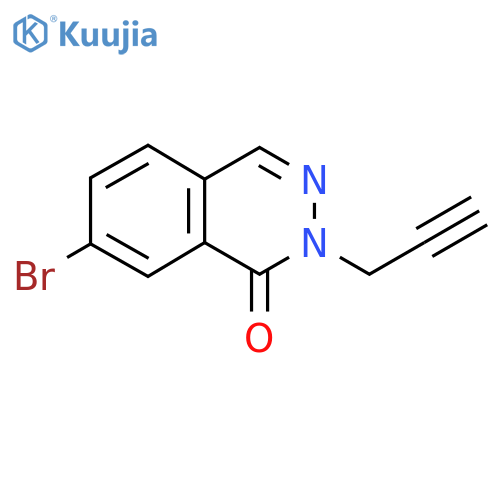 7-Bromo-2-(prop-2-yn-1-yl)phthalazin-1(2H)-one structure