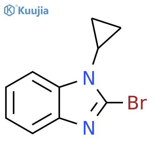 2-Bromo-1-cyclopropyl-1H-benzoimidazole structure