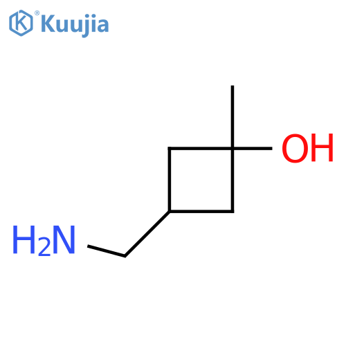 cis-3-(aminomethyl)-1-methyl-cyclobutanol structure