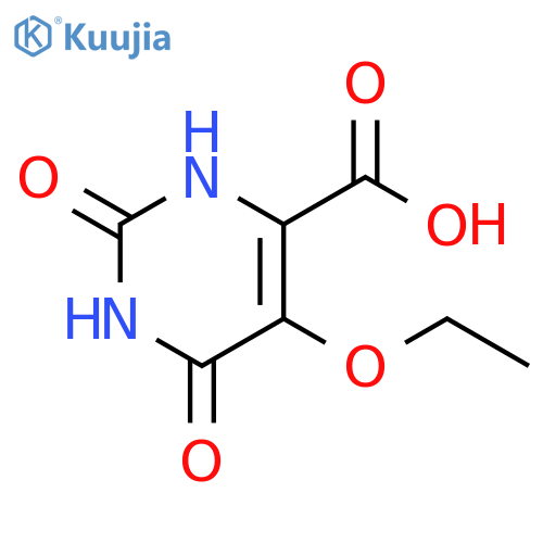 5-ethoxy-2,6-dihydroxypyrimidine-4-carboxylic acid structure