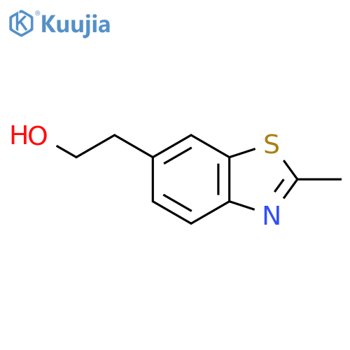 6-Benzothiazoleethanol,2-methyl- structure