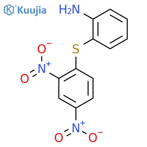 Benzenamine,2-[(2,4-dinitrophenyl)thio]- structure