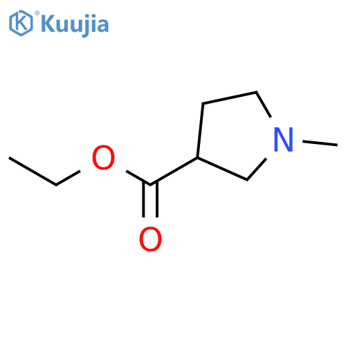 Ethyl 1-methylpyrrolidine-3-carboxylate structure