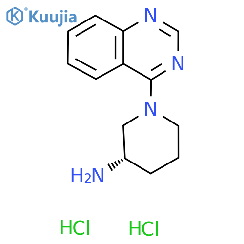 (3S)-1-(Quinazolin-4-yl)piperidin-3-amine dihydrochloride structure