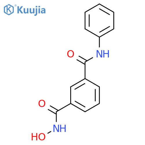 1-N-Hydroxy-3-N-phenylbenzene-1,3-dicarboxamide structure