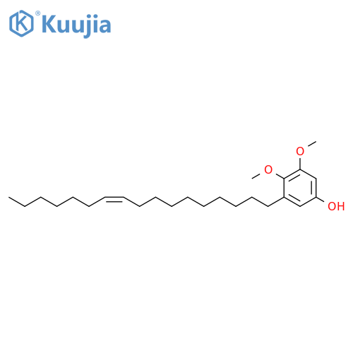 Phenol,3-(10Z)-10-heptadecen-1-yl-4,5-dimethoxy- structure