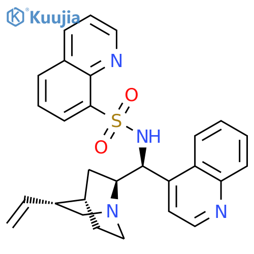 N-(9S)-8a-Cinchonan-9-ylquinoline-8-sulfonamide structure