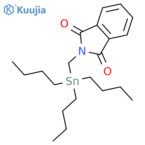 1H-Isoindole-1,3(2H)-dione, 2-[(tributylstannyl)methyl]- structure