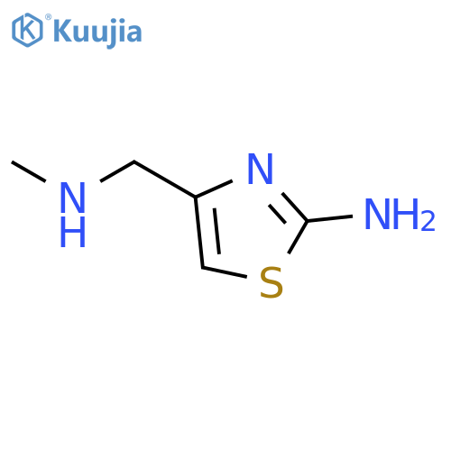 4-(methylamino)methyl-1,3-thiazol-2-amine structure