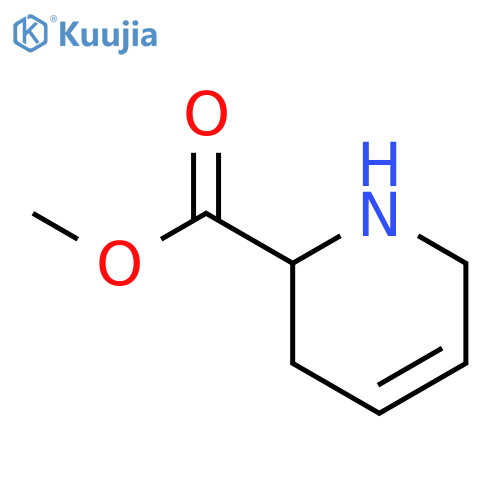 methyl (2S)-1,2,3,6-tetrahydropyridine-2-carboxylate structure