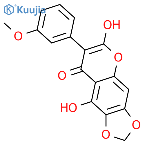 2,3',5,6,7-Pentahydroxyisoflavone; 6,7-Methylene, 3'-Me ether structure