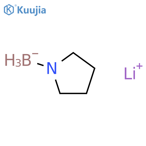 Borate(1-),trihydro-1-pyrrolidinyl-, lithium (1:1), (T-4)- structure