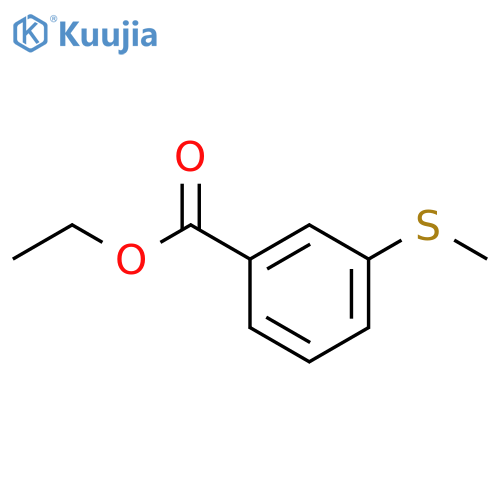 Benzoic acid,3-(methylthio)-, ethyl ester structure