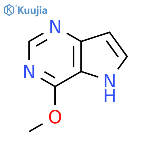 4-methoxy-5H-pyrrolo3,2-dpyrimidine structure