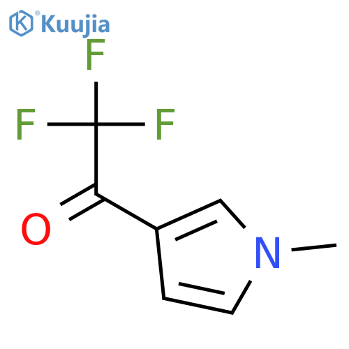 2,2,2-trifluoro-1-(1-methyl-1H-pyrrol-3-yl)ethan-1-one structure